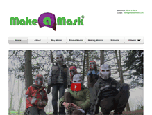 Tablet Screenshot of makeamask.com